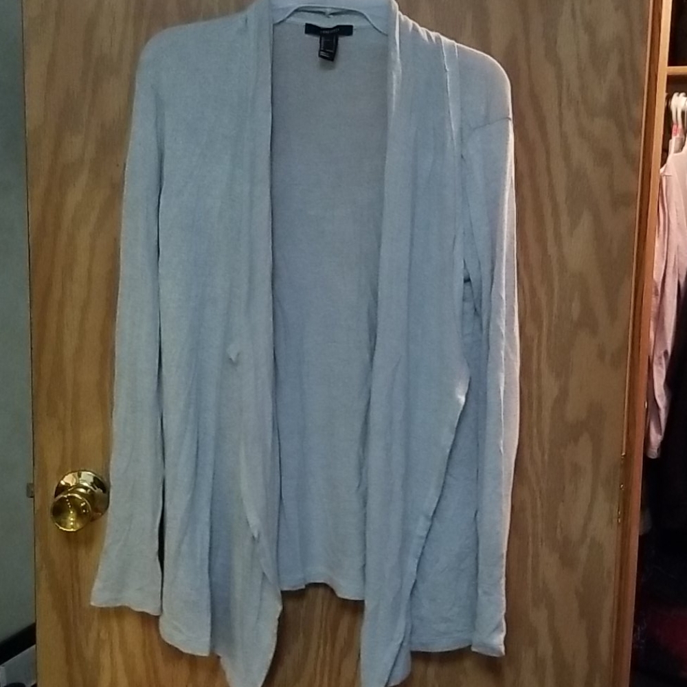 Gray cardigan